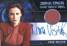 Star Trek Inflexions StarFleet's Finest Autographed Costume Card Nana Visitor As Kira Nerys