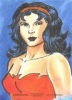 The Women Of Legend Sketch Card Of Wonder Woman By Tom Valente