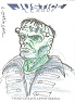 Justice League Sketch Card - Frankenstein's Monster By John Ottinger