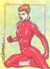 Marvel 75th Anniversary Sketch Card Of Rachel Summers By Lui Antonio