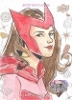 Marvel Gems Gem Character Sketch GS-20 Scarlet Witch By Nicole Virella