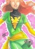 Marvel Gems Sketch Card 1/1 Phoenix By Irma Ahmed