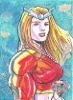 Marvel Gems Sketch Card 1/1 Thundra By Gilbert Monsanto