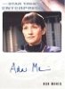Women Of Star Trek Art & Images Star Trek Enterprise Design Autograph Card - Ada Maris As Captain Erika Hernandez
