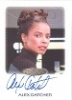 Women Of Star Trek Art & Images Women Of Star Trek Design Autograph Card - Alex Datcher As Ensign Taitt