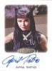 Women Of Star Trek Art & Images Women Of Star Trek Design Autograph Card - April Tatro As Isis