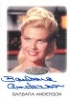 Women Of Star Trek Art & Images Women Of Star Trek Design Autograph Card - Barbara Anderson As Lenore Karidian