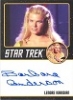 Women Of Star Trek Art & Images Black Series Autograph Card - Barbara Anderson As Lenore Karidian
