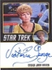 Women Of Star Trek Art & Images Black Series Autograph Card - Victoria George As Ensign Jana Haines