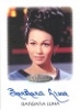 Women Of Star Trek Art & Images Women Of Star Trek Design Autograph Card - Barbara Luna As Lt. Moreau