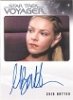 Women Of Star Trek Art & Images VOY Design Autograph Card - Cyia Batten As Irina