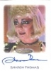 Women Of Star Trek Art & Images Women Of Star Trek Design Autograph Card - Sharon Thomas As Waitress