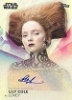 Women Of Star Wars Autograph Card A-LC Lily Cole As Lovey