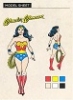 Justice League Model Sheet MS3 Wonder Woman
