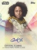 Women Of Star Wars Autograph Card A-CC Crystal Clarke As Ensign Pamich Nerro Goode