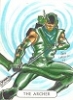 Justice League Madame Xanadu Tarot Sketch Card - The Archer Green Arrow By Jahn Cardoso