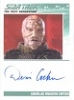 Star Trek The Next Generation Portfolio Prints Series Two Autograph Card Dennis Cockrum As Corvallen Freighter Captain