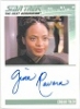 Star Trek The Next Generation Portfolio Prints Series Two Autograph Card Gina Ravera As Ensign Tyler