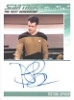 Star Trek The Next Generation Portfolio Prints Series Two Autograph Card Diedrich Bader As Tactical Officer - Blue Ink