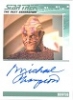 Star Trek The Next Generation Portfolio Prints Series Two Autograph Card Michael Champion As Boratus