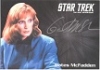 Star Trek The Next Generation Portfolio Prints Series Two Silver Series Autograph Card Gates McFadden As Dr. Beverly Crusher