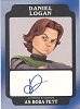 Rogue One Mission Briefing Death Star Black Autograph Card A-DLO Daniel Logan As Boba Fett - 09/50