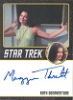 Star Trek TOS 50th Anniversary Autograph Maggie Thrett As Ruth Bonaventure