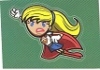 Epic Battles BAM! Sticker Card T-07 Supergirl