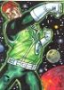 Epic Battles Sketch Card - Green Lantern Guy Gardner By Bekah & Adam Cleveland