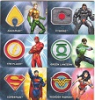 Justice League Replica Patch Set Of 6 Cards