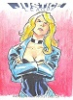 Justice League Sketch Card - Black Canary By Roger Goulart