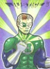 Justice League Sketch Card - Green Lantern By Anastasia Catris