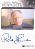 Star Trek Voyager Heroes & Villains Autograph - Robert Pine As Liria