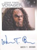 Star Trek Voyager Heroes & Villains Autograph - Wren T. Brown As Kohlar
