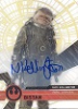 2017 Star Wars High Tek Autograph Card 66 Nick Kellington As Bistan Rebel Corporal