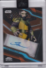 Star Wars Chrome Black Encased Autograph Orange Parallel A-SB Steve Blum As Zeb Orrelios - 05/25