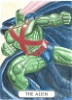 Justice League Madame Xanadu Tarot Sketch Card - The Alien Martian Manhunter By Angelo De Capua