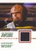 "Quotable" Star Trek: The Next Generation Costume Card C7 Lieutenant Worf