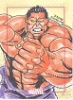 Marvel 75th Anniversary Sketch Card Of Red Hulk By Jake Sumbing