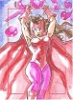 Marvel 75th Anniversary Sketch Card Of Scarlet Witch