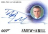 2015 James Bond Archives Autograph A271 Dolph Lundgren As Venz