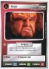 Next Generation White Border Premiere Rare Personnel - Klingon Kargan