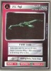 Next Generation White Border Premiere Rare Ship - Klingon I.K.C. Pagh