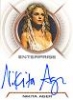 Star Trek Enterprise Season Three A29 Nikita Ager As Rajiin Autograph!