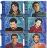 Star Trek 40th Anniversary First Officers Card Set - 6 Card Foil Bonus Set!