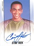 Star Trek Inflexions StarFleet's Finest Bridge Crew Autograph Card - Cirroc Lofton As Jake Sisko