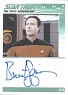 Star Trek Inflexions StarFleet's Finest TNG Design Autograph Card - Brent Spiner As Data