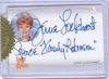 Lost In Space Archives Series Two - AI1 June Lockhart As Maureen Robinson Inscription Autograph Card - "Space Family Robinson"