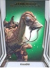 2 - 2021 Star Wars Masterwork Green Parallel Cards 58 Kaadu & 95 Rancor - 84/99 - MATCHING #'s!
