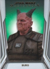 2021 Star Wars Masterwork Green Parallel Card 14 Burg - 50/99